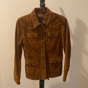 GAP Genuine Leather Suede Jacket